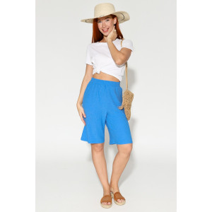 Бермуды женские М-1023 жатка (р-ры: 54-58) голубой