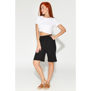 Бермуды женские М-1023 жатка (р-ры: 54-58) черный