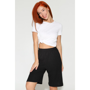 Бермуды женские М-1023 жатка (р-ры: 54-58) черный