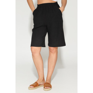 Бермуды женские М-1023 жатка (р-ры: 54-58) черный