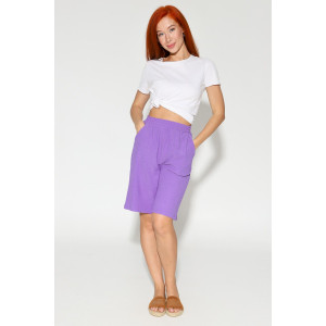 Бермуды женские М-1023 жатка (р-ры: 54-58) лаванда