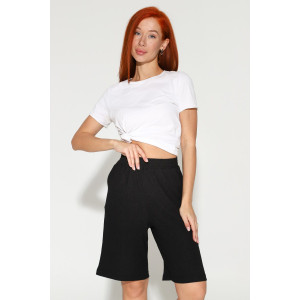 Бермуды женские М-1022 жатка (р-ры: 44-52) черный