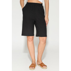 Бермуды женские М-1022 жатка (р-ры: 44-52) черный