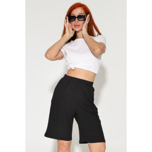 Бермуды женские М-1022 жатка (р-ры: 44-52) черный