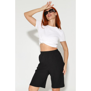 Бермуды женские М-1022 жатка (р-ры: 44-52) черный