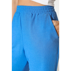 Бермуды женские М-1022 жатка (р-ры: 44-52) голубой