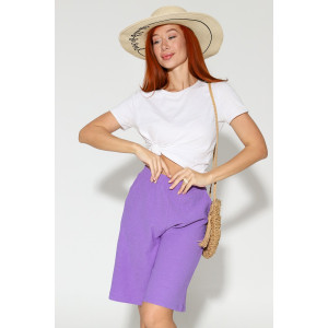 Бермуды женские М-1022 жатка (р-ры: 44-52) лаванда