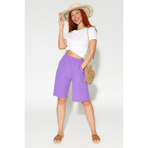 Бермуды женские М-1022 жатка (р-ры: 44-52) лаванда