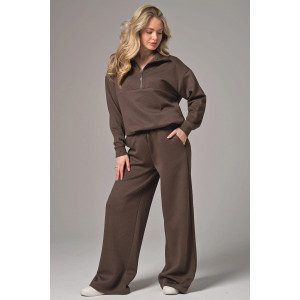 Костюм двойка женский 2450-Жак "Жаккард" жаккард (р-ры: 46-56) коричневый Костюм двойка женский 2450-Жак "Жаккард" жаккард (р-ры: 46-56) коричневый