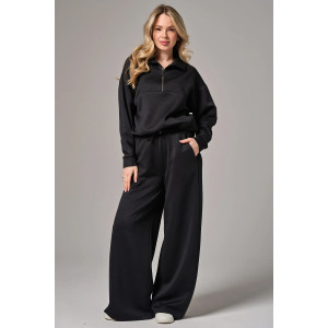 Костюм двойка женский 2450-Жак "Жаккард" жаккард (р-ры: 46-56) черный Костюм двойка женский 2450-Жак "Жаккард" жаккард (р-ры: 46-56) черный