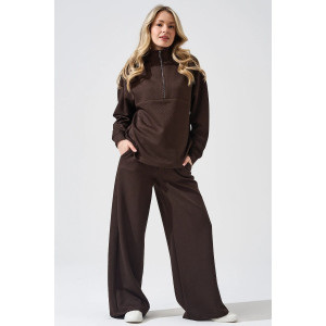 Костюм двойка женский 2450-Жак "Жаккард" жаккард (р-ры: 46-56) шоколадный Костюм двойка женский 2450-Жак "Жаккард" жаккард (р-ры: 46-56) шоколадный