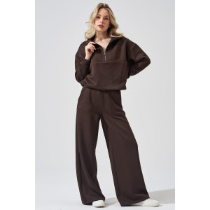 Костюм двойка женский 2450-Жак "Жаккард" жаккард (р-ры: 46-56) шоколадный Костюм двойка женский 2450-Жак "Жаккард" жаккард (р-ры: 46-56) шоколадный