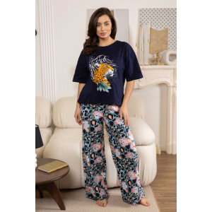 Костюм двойка женский 1958/8 кулирка (р-ры: 44-58) розовая пудра Костюм двойка женский 1958/8 кулирка (р-ры: 44-58) розовая пудра