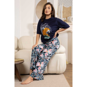 Костюм двойка женский 1958/8 кулирка (р-ры: 44-58) розовая пудра Костюм двойка женский 1958/8 кулирка (р-ры: 44-58) розовая пудра