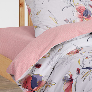 Постельное белье поплин "Парадиз" (последний размер) 2-сп.евр