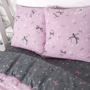 Постельное белье поплин "Флирт" (последний размер) 2.0-сп.