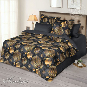 Постельное белье сатин "Альберт" (последний размер) 2-сп.евр Постельное белье сатин "Альберт" (последний размер) 2-сп.евр