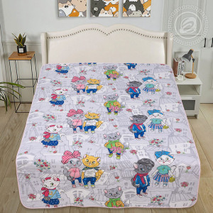 Покрывало стеганое поплин "Китти" (последний размер) 150х215