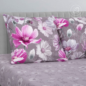 Постельное белье бязь "Азалия" (последний размер) 2-сп.евр