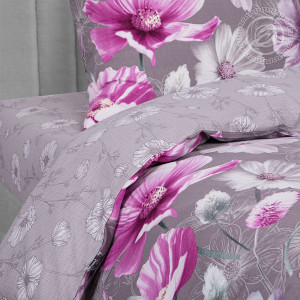 Постельное белье бязь "Азалия" (последний размер) 2-сп.евр