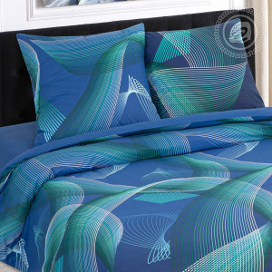 Постельное белье поплин "Мёбиус" (последний размер) 2.0-сп.