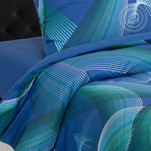 Постельное белье поплин "Мёбиус" (последний размер) 2.0-сп.