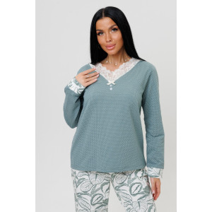 Костюм двойка женский 2239 футер 2-х нитка с начесом (последний размер) фисташковый 54,58 Костюм двойка женский 2239 футер 2-х нитка с начесом (последний размер) фисташковый 54,58