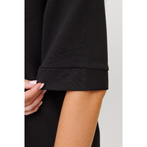 Костюм двойка женский №2157/1 футер 2-х нитка (последний размер) черный 48,50,52,54