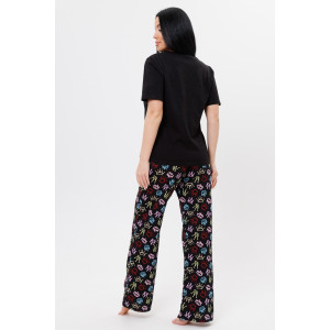 Костюм двойка женский 1921 кулирка (последний размер) черный 50