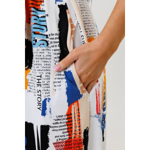 Халат женский №2202 кулирка (последний размер) оранжевый 50,58