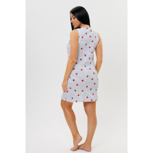 Сорочка женская №2208 рибана (последний размер) белый 48-50