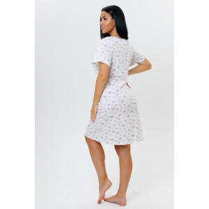 Сорочка женская №2124 трикотаж (последний размер) молочный 58