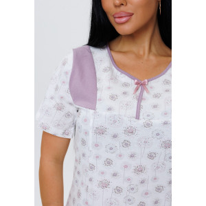 Сорочка женская №2124 трикотаж (последний размер) молочный 58