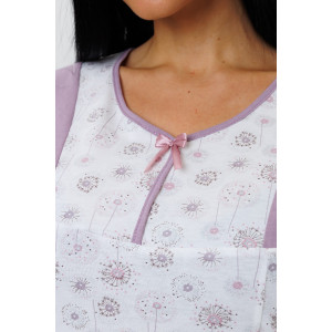 Сорочка женская №2124 трикотаж (последний размер) молочный 58