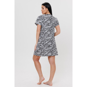 Туника женская 2000/1 кулирка (последний размер) черно-белый 44 Туника женская 2000/1 кулирка (последний размер) черно-белый 44