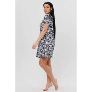 Туника женская 2000/1 кулирка (последний размер) черно-белый 44 Туника женская 2000/1 кулирка (последний размер) черно-белый 44