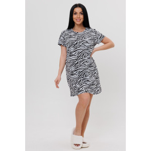 Туника женская 2000/1 кулирка (последний размер) черно-белый 44 Туника женская 2000/1 кулирка (последний размер) черно-белый 44