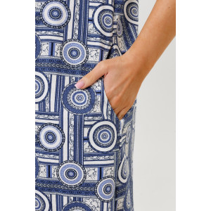 Туника женская №2201 кулирка (последний размер) индиго 50