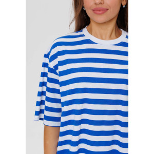 Футболка женская №1803 кулирка (последний размер) васильковый 46,48 Футболка женская №1803 кулирка (последний размер) васильковый 46,48