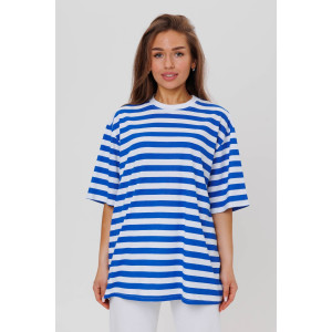 Футболка женская №1803 кулирка (последний размер) васильковый 46,48 Футболка женская №1803 кулирка (последний размер) васильковый 46,48