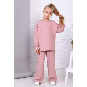 Костюм двойка детский МЛШ-48 "Диана" футер петельчатый (последний размер) пудра 140 Костюм двойка детский МЛШ-48 "Диана" футер петельчатый (последний размер) пудра 140