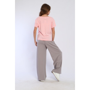 Футболка детская "Нелли" кулирка (последний размер) светло-розовый 158