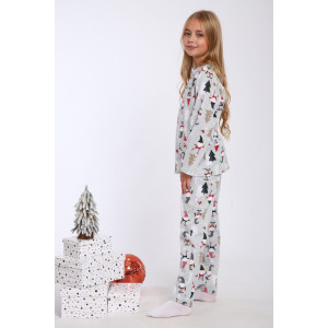 Пижама детская МЛШ "Новый год" кулирка (последний размер) 116