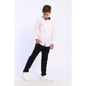 Рубашка школьная "Школьник" сорочечная ткань (последний размер) белый 164-170