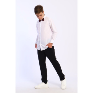 Рубашка школьная "Школьник" сорочечная ткань (последний размер) белый 164-170