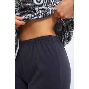 Костюм двойка женский 01052 кулирка (последний размер) серый 60