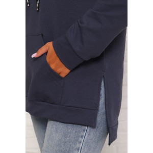 Толстовка женская 944-3 футер с лайкрой (последний размер) серый 46,48