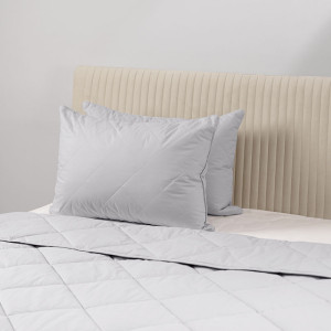 Подушка 2-х камерная меринос в сатине "Мерида"