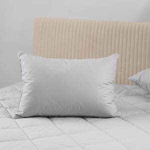 Подушка 2-х камерная меринос в сатине "Мерида"