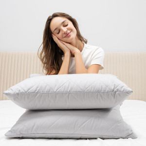 Подушка 2-х камерная меринос в сатине "Мерида"